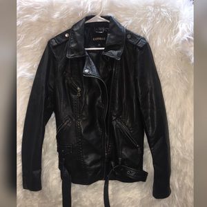 Express faux leather jacket